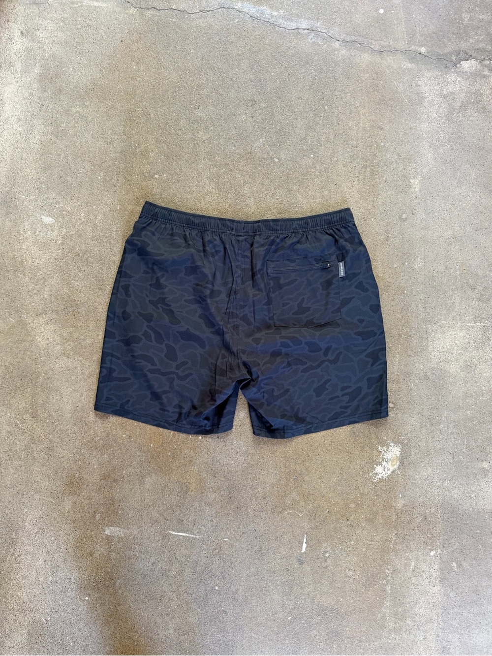 Burlebo Men’s Athletic Shorts Lined in Black Camo Size 2XL Athleisure Outdoors - Picture 5 of 8